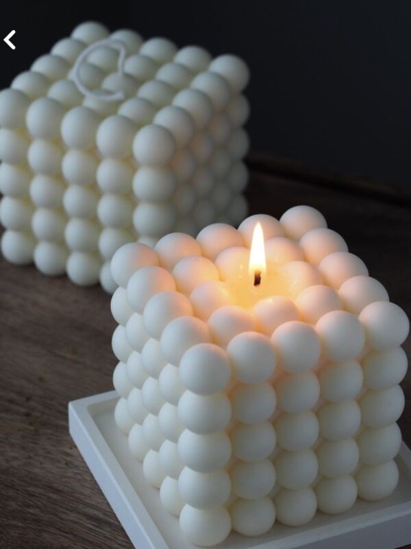 Bougie Bulles Cube