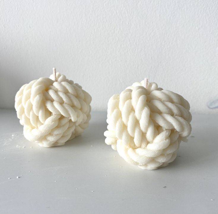 Bougie Petit Nœud — Lot de 2