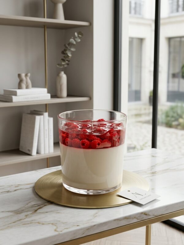 Bougie Panna Cotta Fruits Rouges