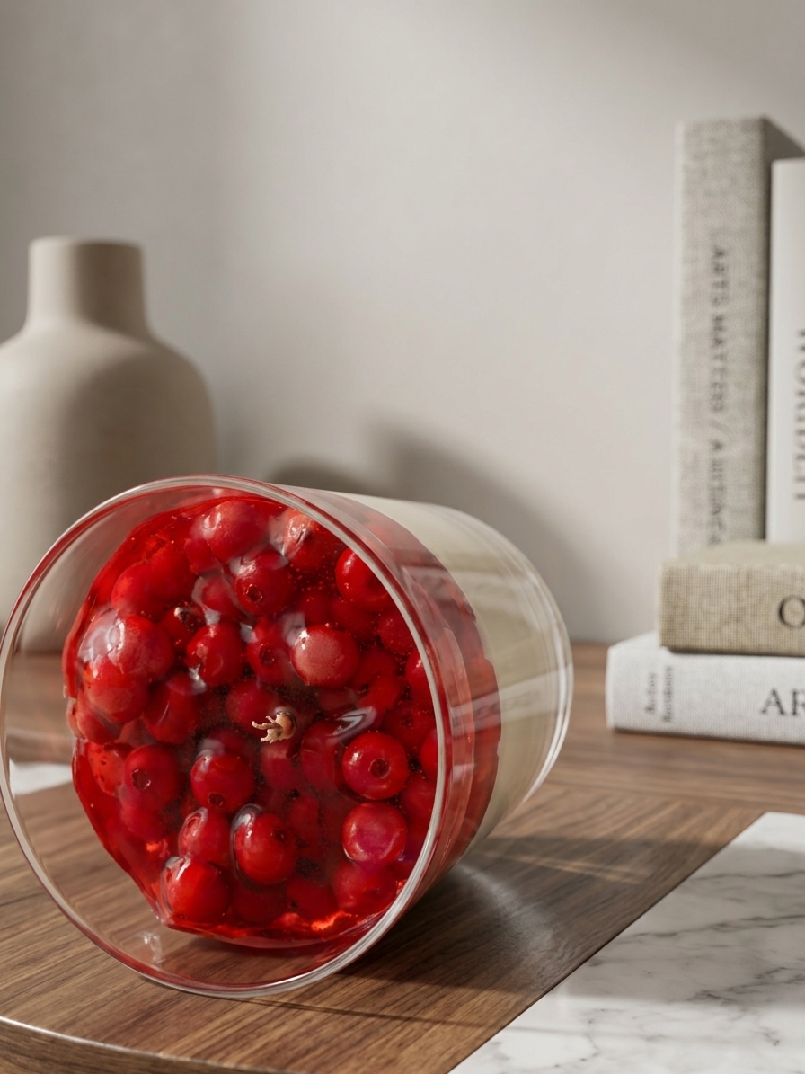 Bougie Panna Cotta Fruits Rouges